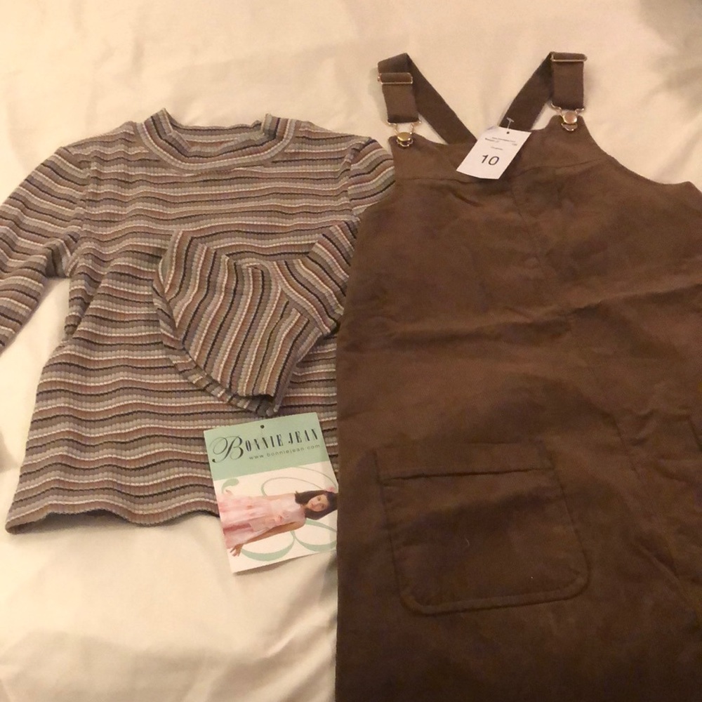 Bonnie and Jean New with tag matching dress and top size 10